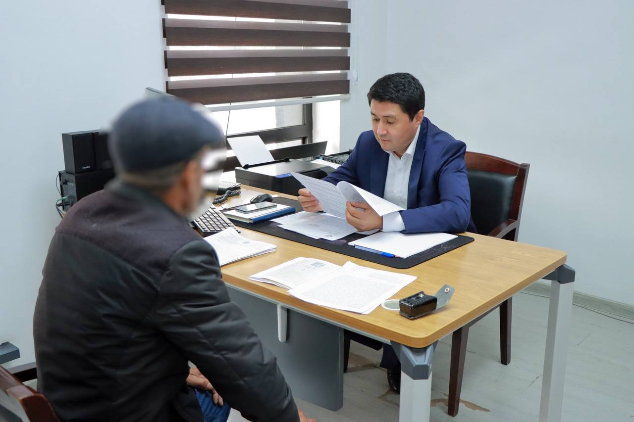 Agentlik direktorining navbatdagi shaxsiy qabuli o'tkazildi