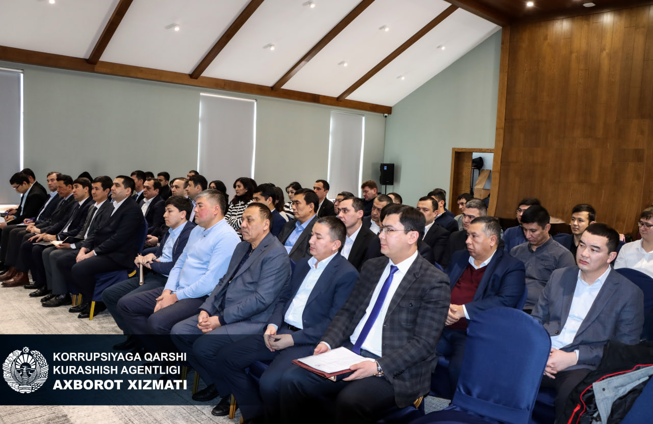 Korrupsiyaga qarshi kurashish ishlari samaradorligini oshirish bo‘yicha seminar-trening tashkil etildi