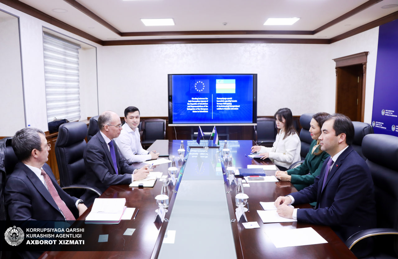 Agentlik va Yevropa Ittifoqi vakillari o‘rtasida uchrashuv tashkil etildi