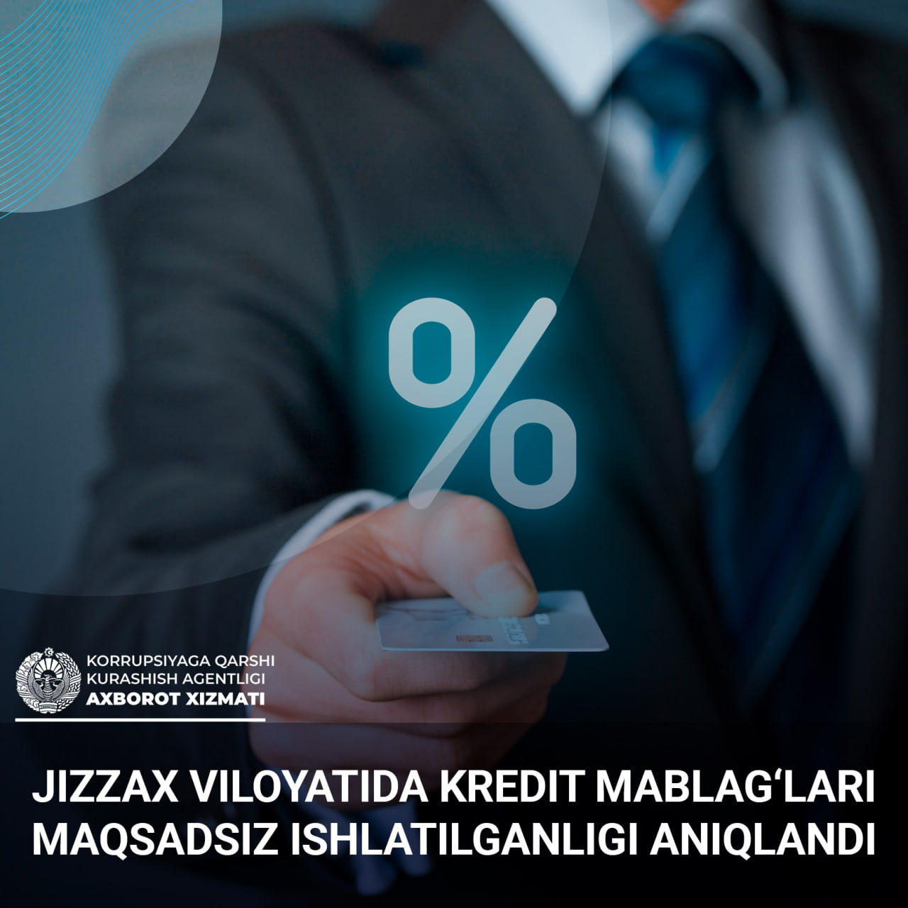 Jizzax viloyatida kredit mablag‘lari maqsadsiz ishlatilganligi aniqlandi