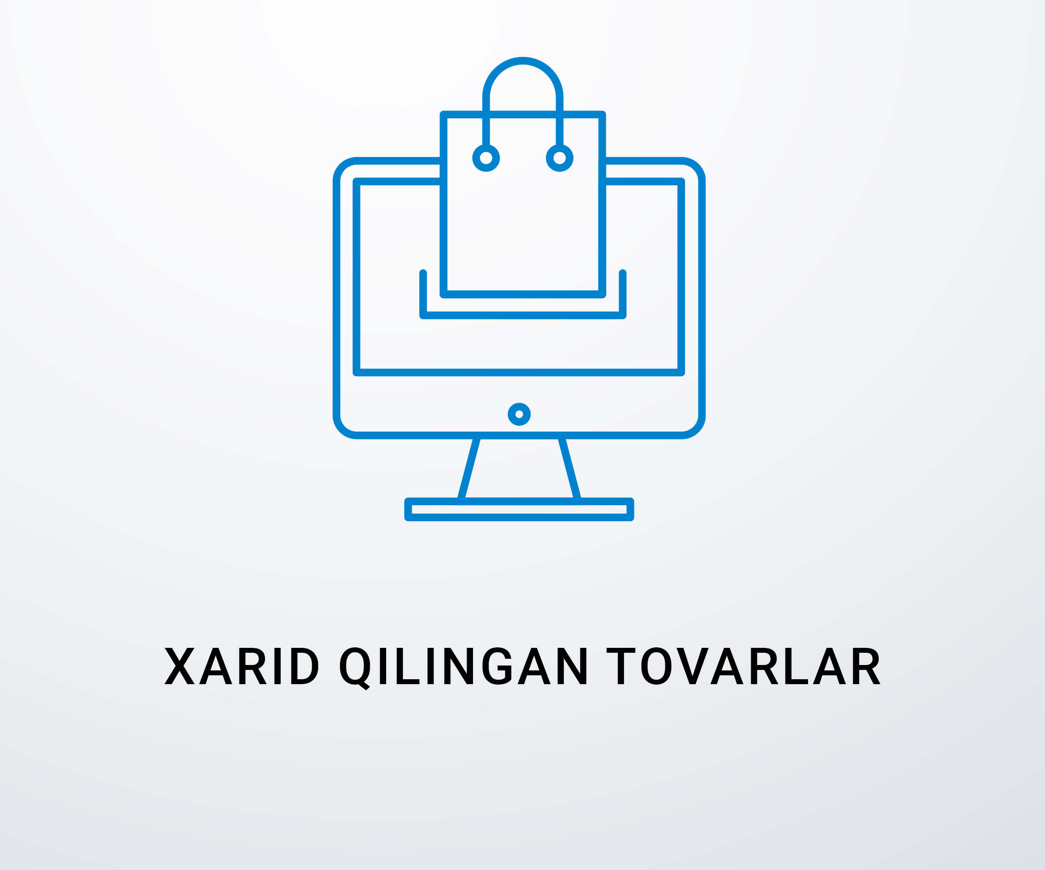 Xarid qilingan tovarlar