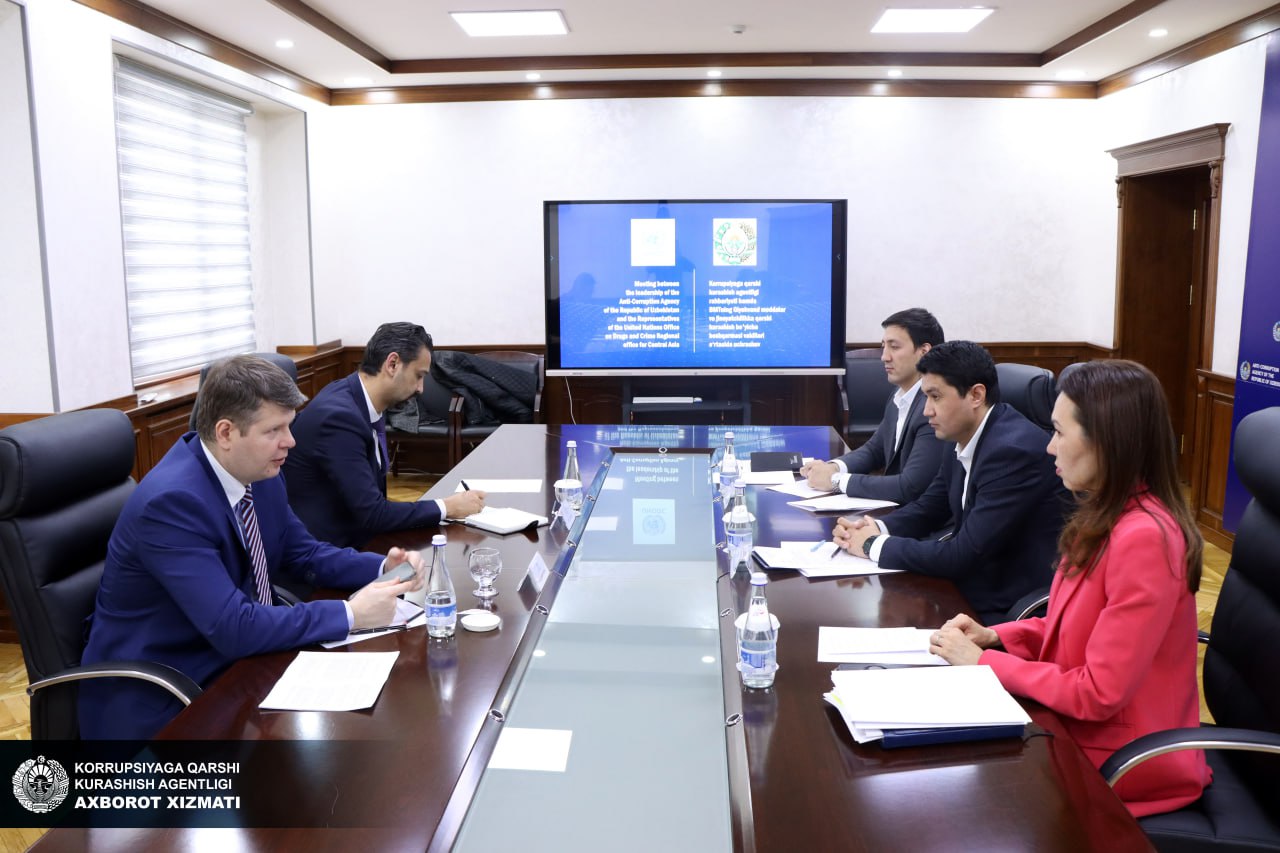 Определены основные направления сотрудничества Агентства по противодействию коррупции и Управления ООН по наркотикам и преступности