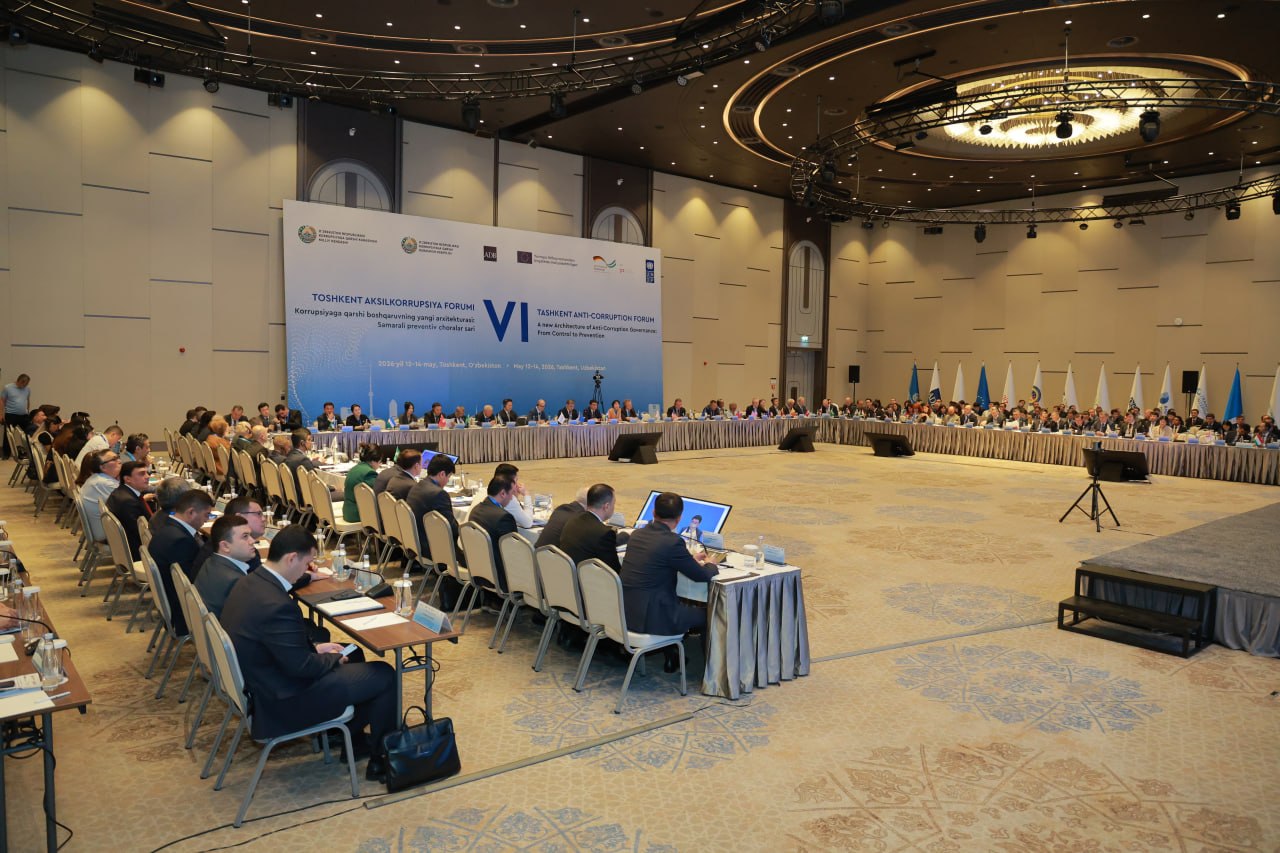 VI Toshkent aksilkorrupsiya forumi bo‘lib o‘tdi
