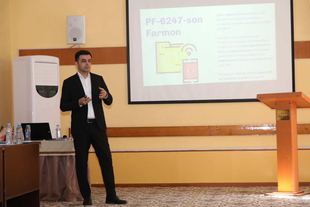 Jurnalistik faoliyatda ochiq ma’lumotlar bilan ishlashga bag‘ishlangan seminar tashkil etildi