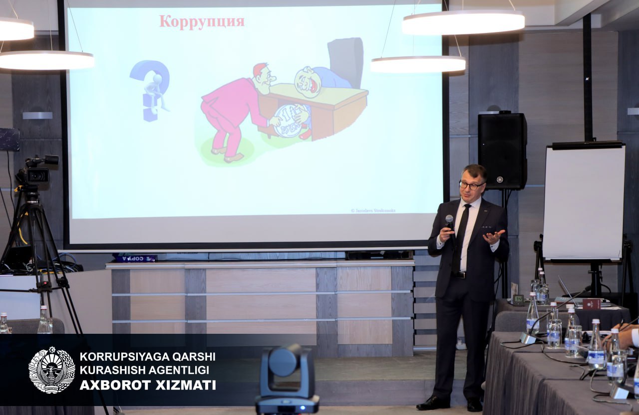 Komplaens-nazorat tuzilmalari xodimlari uchun yevropalik mutaxassislar ishtirokida seminar-trening tashkil etildi